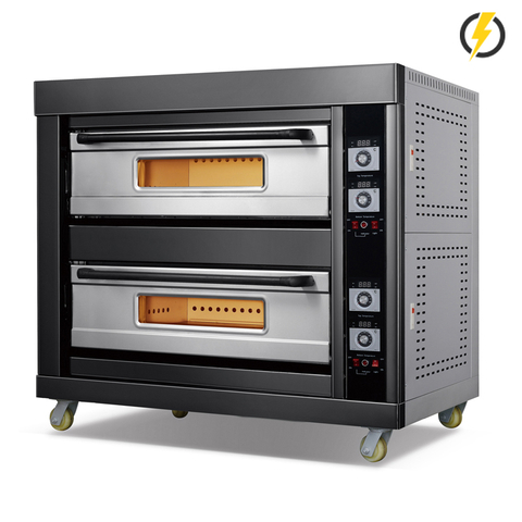 Room Temp.~400℃ 2 layers 4 trays Electric Oven Deck Oven Instrument Control