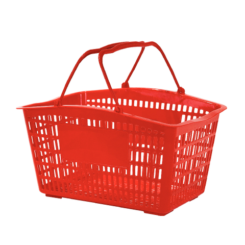 26L Plastic Shopping Basket for Supermarket