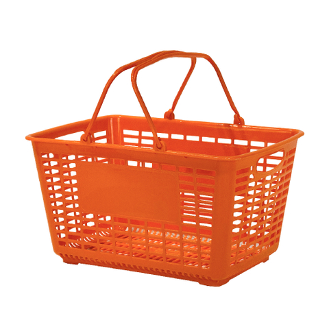 22L Plastic Shopping Basket For Supermarket