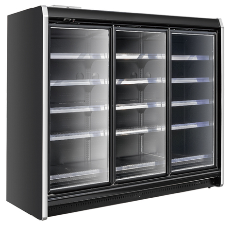 1146L/1719L/2292L/≤-18℃ Glass Door Remote Upright Freezer Supermarket Freezer