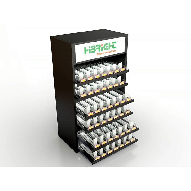 Cigarette Display Shelf with Pusher