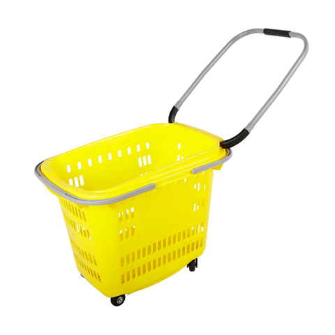 50L Rolling Basket with Handles