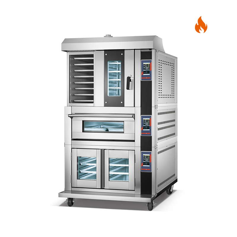 Room Temp.~110℃/400℃ Convection Oven/Oven/Proofer Gas Combined Oven 