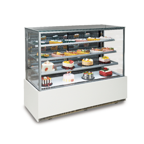 1200*800*1450mm/2 ~ 8°C Refrigerated Cake Showcase