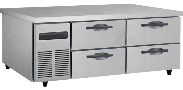 -23℃ To -7℃ Air Cooling 4 Drawers Under Counter Drawer Refrigerator Commercial Refrigerator 