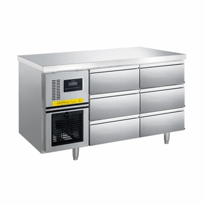 0℃ To -5℃ Air Cooling 6 Drawers Under Counter Drawer Refrigerator Commercial Refrigerator 