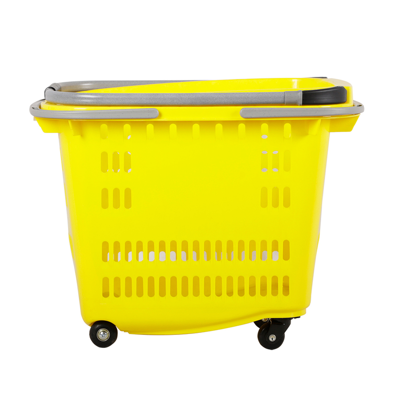 50L Rolling Basket with Handles