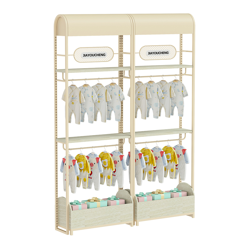 Mother And Baby Store Shop Design Furniture Baby Clothes Shelves Display Rack