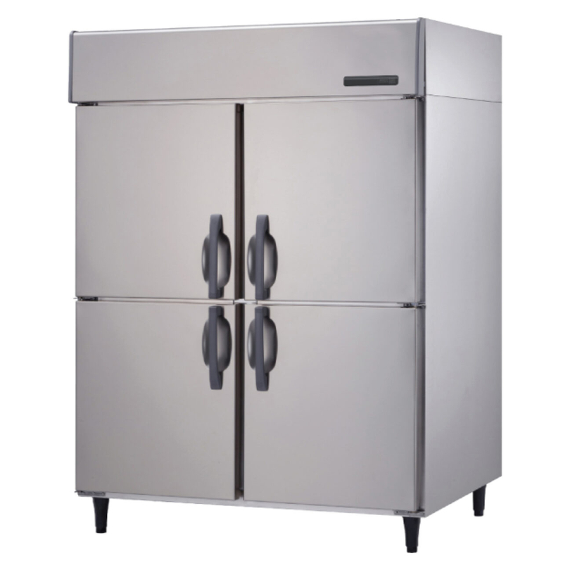 -23~-7℃ AirCooling 4 Solid Doors Upright Reach-in Refrigerator Commercial Refrigerator
