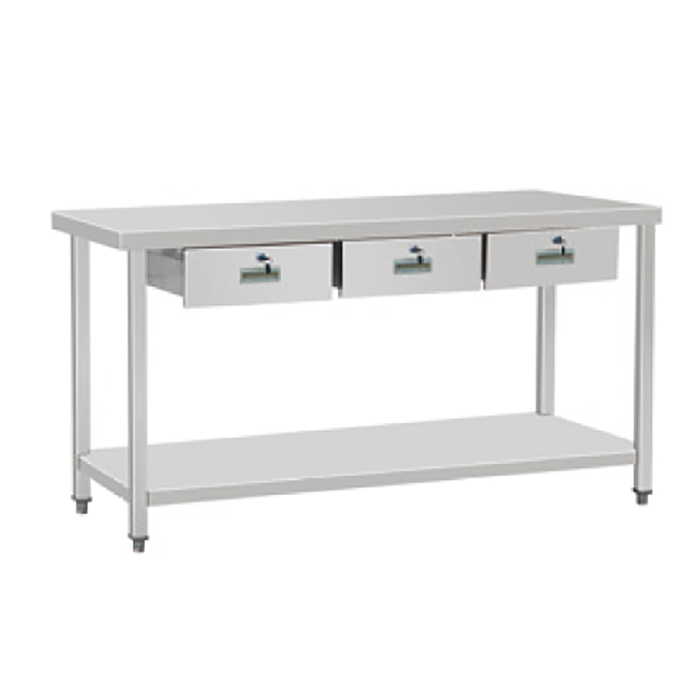 Stainless Steel Worktable with Drawer