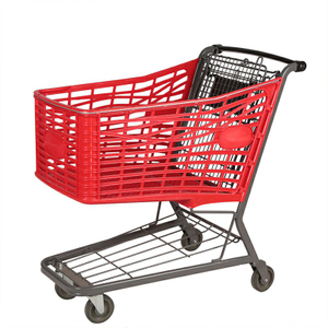 2019 New Plastic Supermarket Shopping Cart for Sale