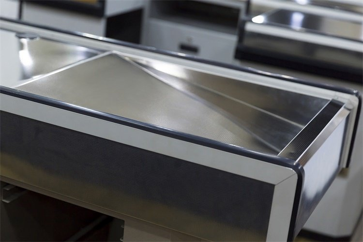 Brown Supermarket Cashier Counter