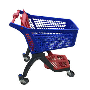 2018 July New plastic shopping cart P-12A120L