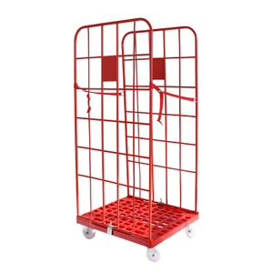 Roll Cage Trolley with Plastic Base