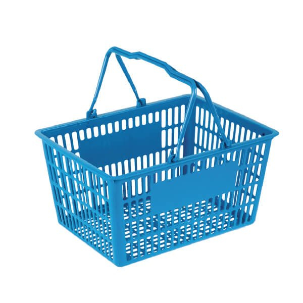 32L Plastic Hand Shopping Basket