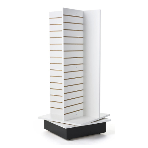 Four Side Spinner Free Standing Slatwall Systems