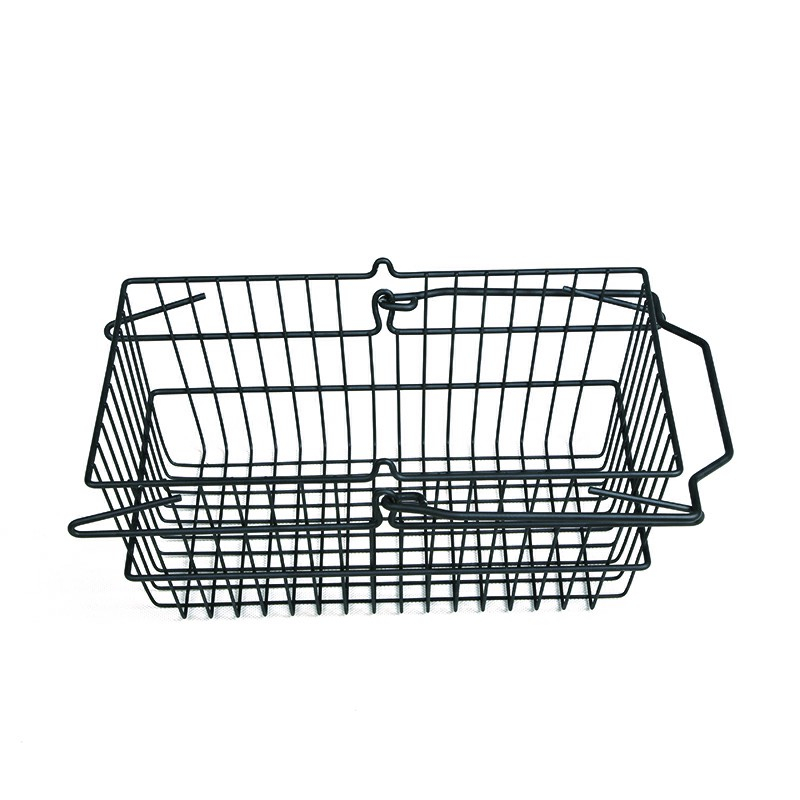 Wire Shopping Basket with clothes