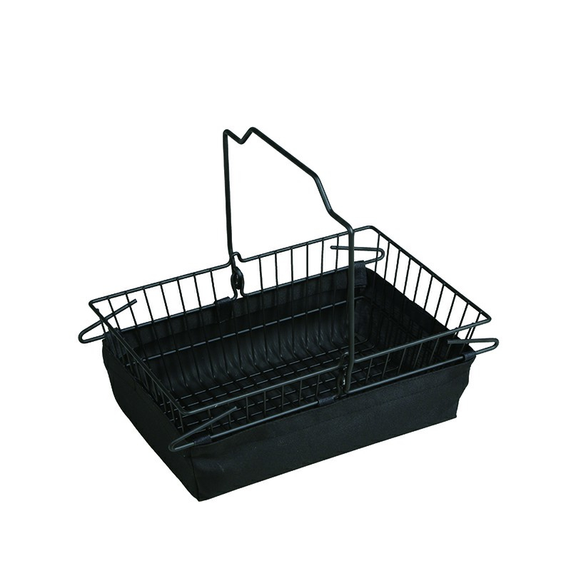 Wire Shopping Basket with clothes
