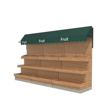 Wooden Display Shelf for Fruit And Vegetable
