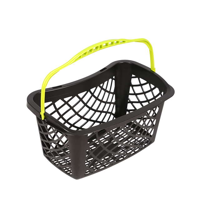 Convenience Store 2 Tiers Plastic Shopping Carts with Basket