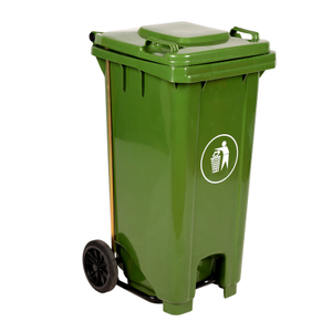 HDPE Heavy-duty 120L Colourful Garbage Can