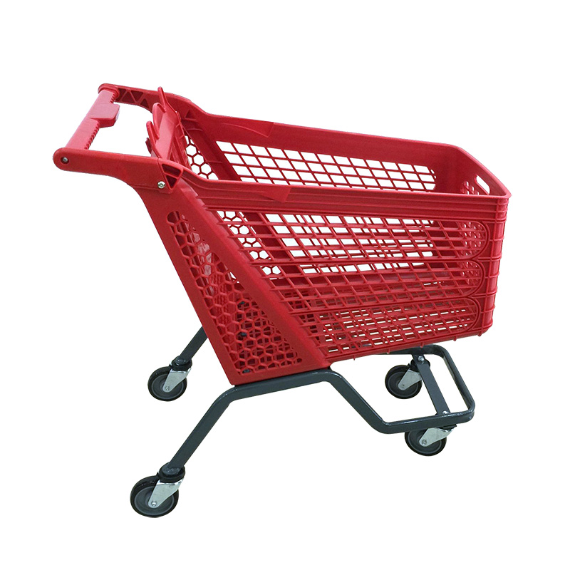 2018 July New plastic shopping cart P-12B210L