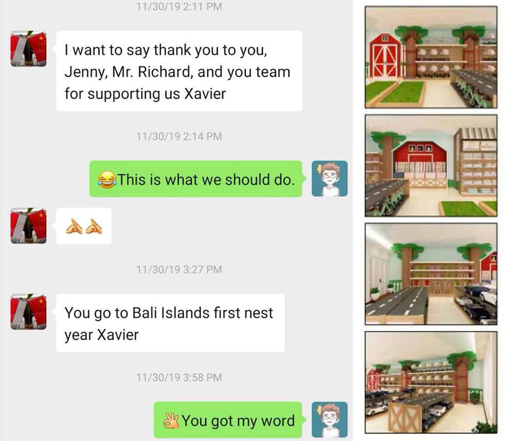 Indonesia customer-Xavier