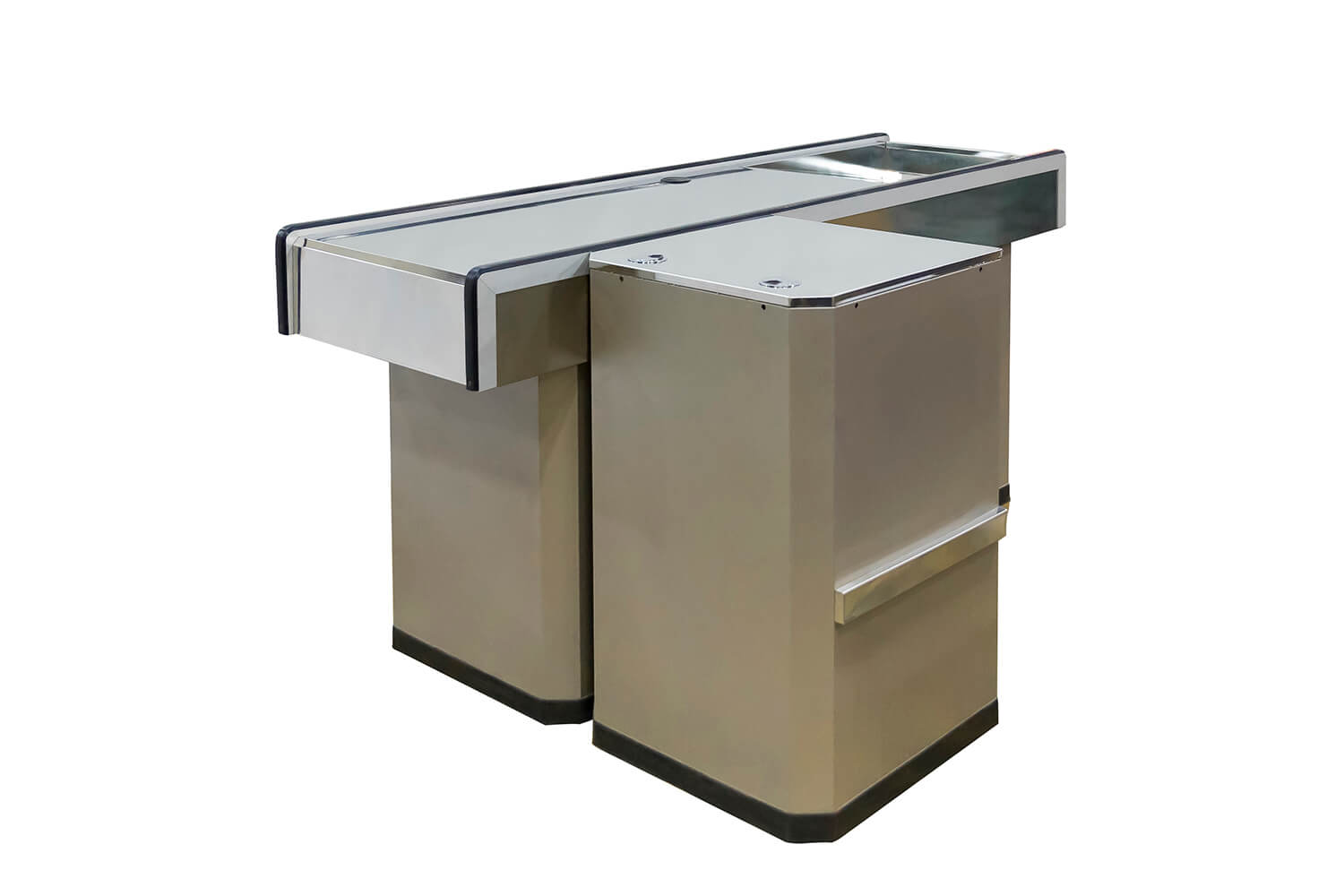 Brown Supermarket Cashier Counter