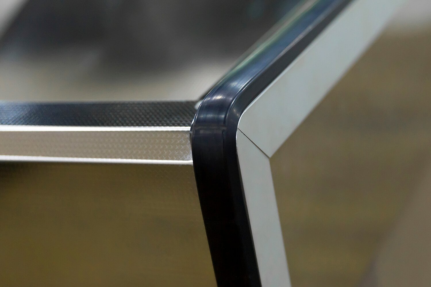 Brown Supermarket Cashier Counter