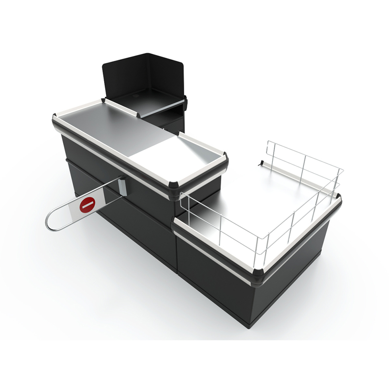 2022 New Design Supermarket Cashier Counter with Platform