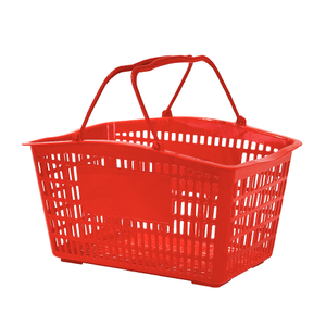 26L Plastic Shopping Basket for Supermarket