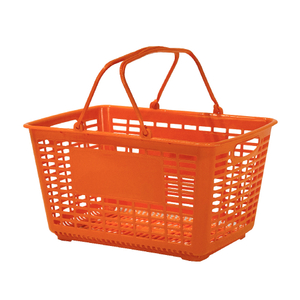 22L Plastic Shopping Basket For Supermarket