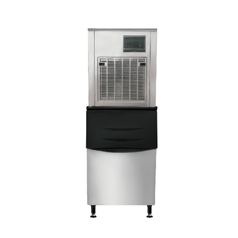 250-450 KG/24H Granular Modular Type Air Cooled Commercial Ice Maker Machine with Storage Bin