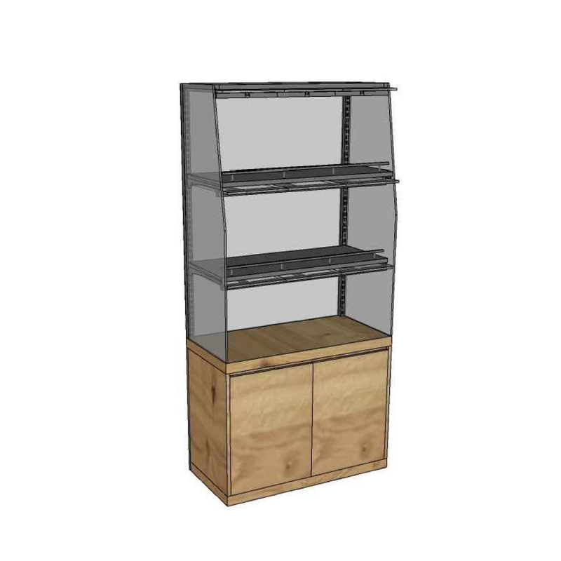 Commercial Bread Display Stand