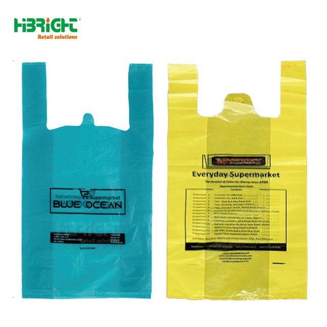 Supermarket Grocery Store Plastic Shopping Bags