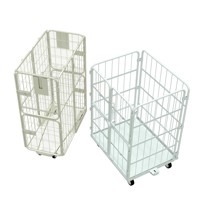 Double Door Nestable Roll Cage Trolley