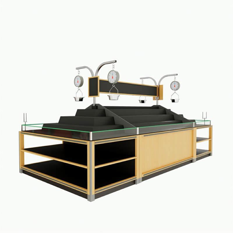 Produce Display Rack with Scale
