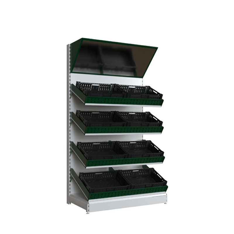 Metal Display Shelf for Fruit And Vegetable Display in Supermarket