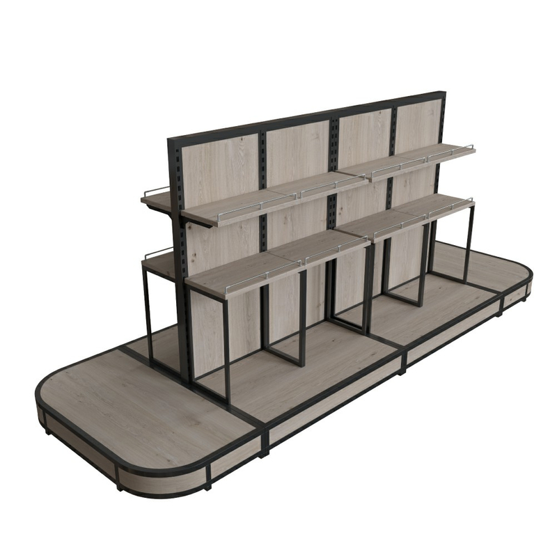 Display Shelving for Grain