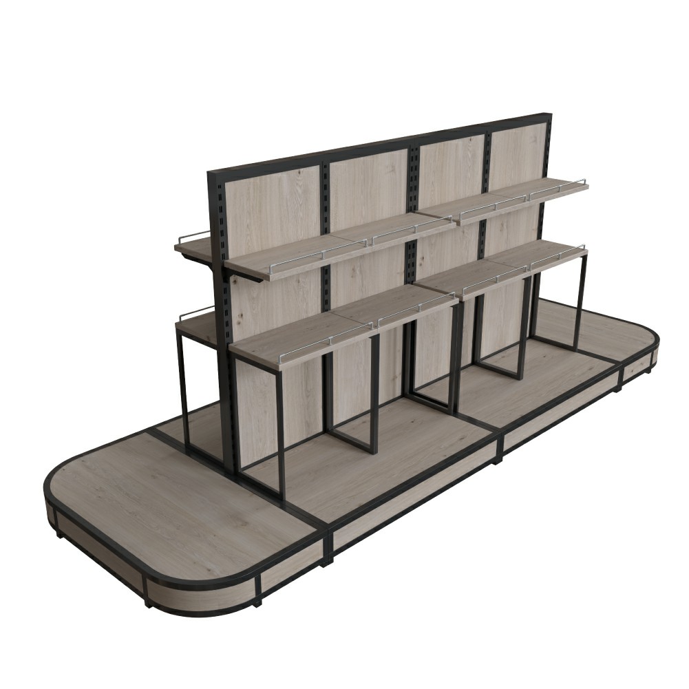 Display Shelving for Grain
