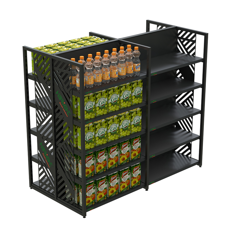 Double Column Heavy Duty Display Shelf