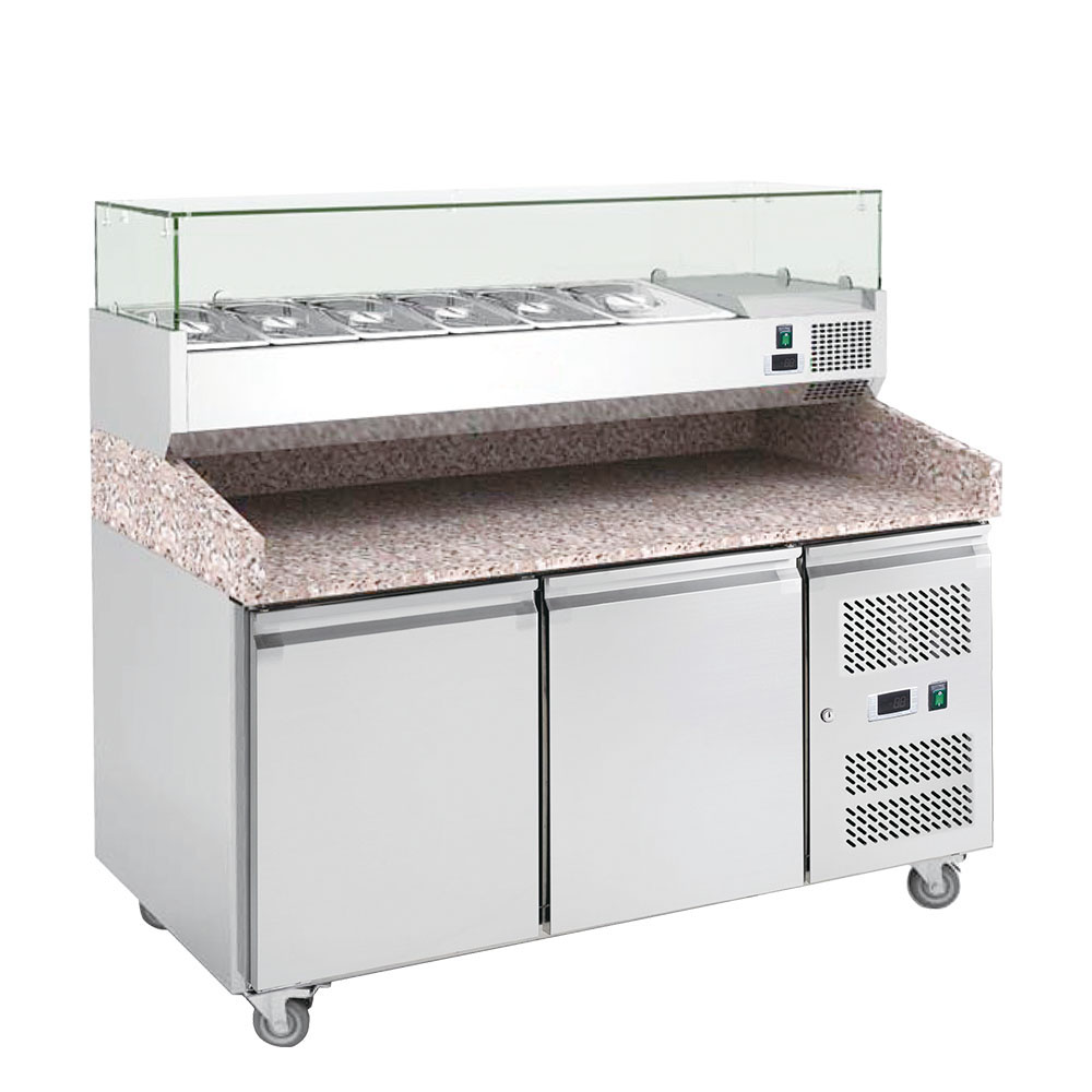 Marble Top Refrigerated Pizza Prep Table