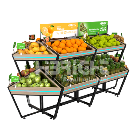 2024 Highbright New Design Fruit Display Racks