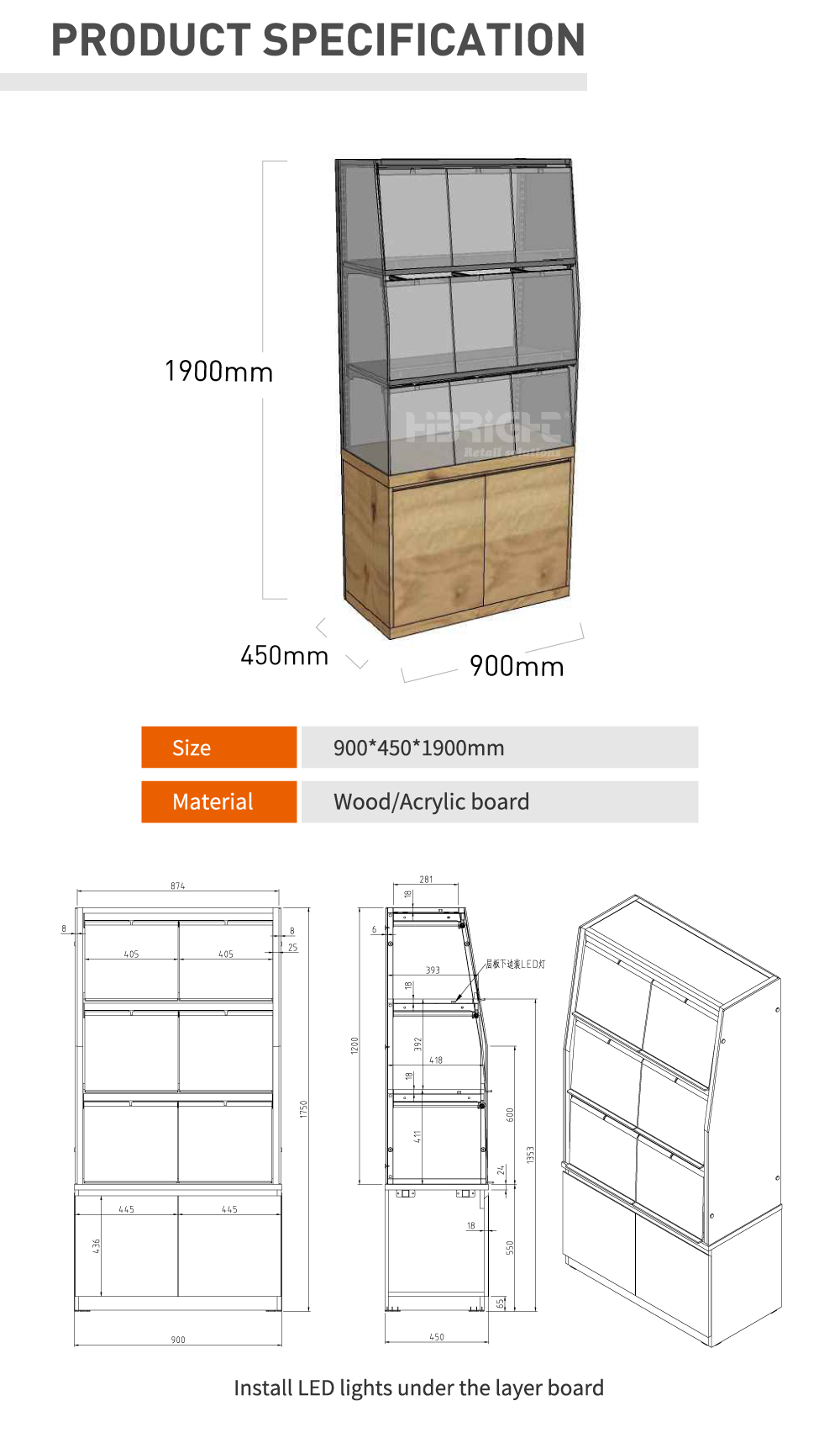 Bakery Display Rack2
