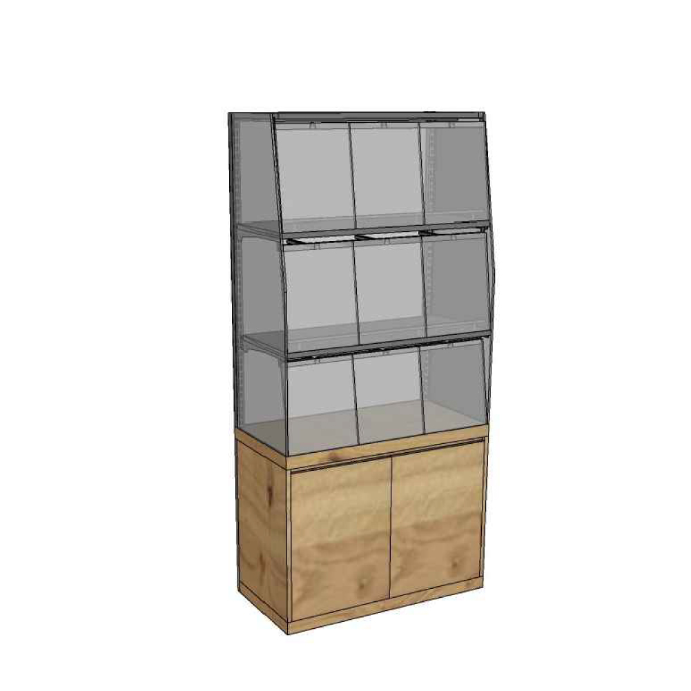 Commercial Bread Display Stand