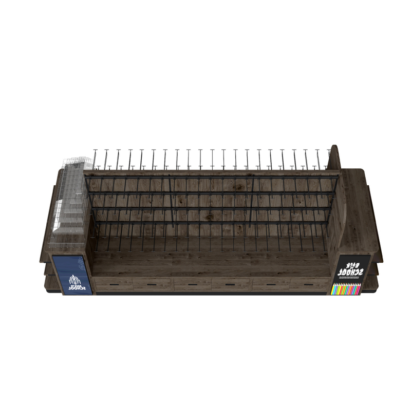 Wooden Display Rack for Stationery