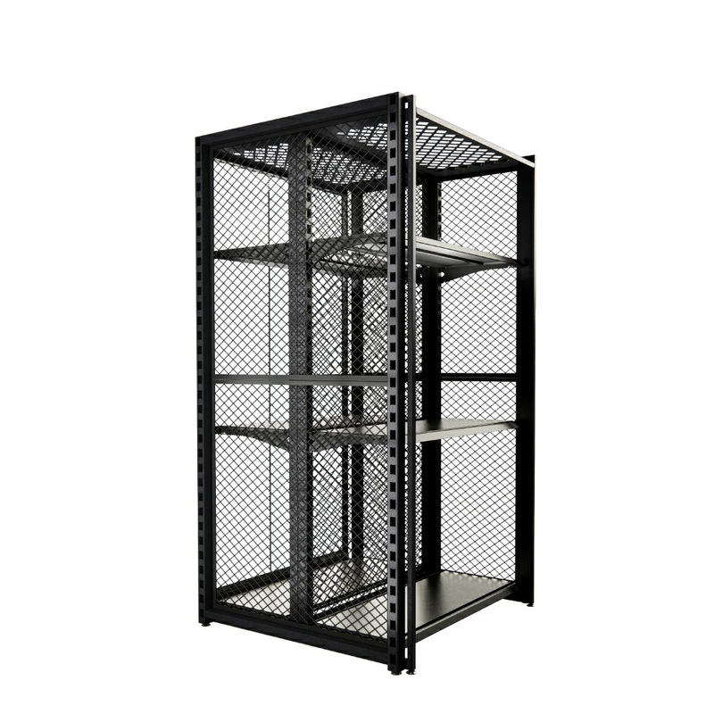 Heavy Duty Display Rack with Glass Door