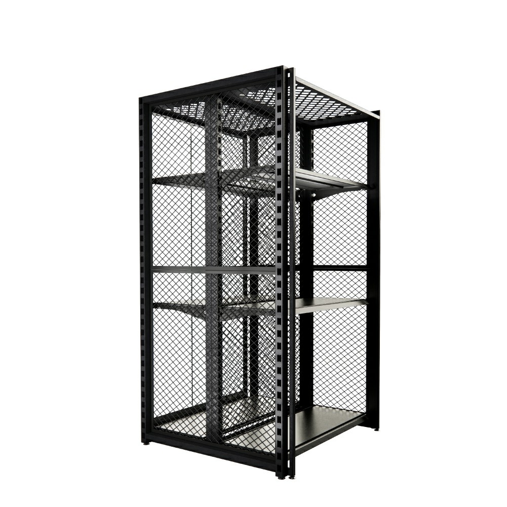 Heavy Duty Display Rack with Glass Door