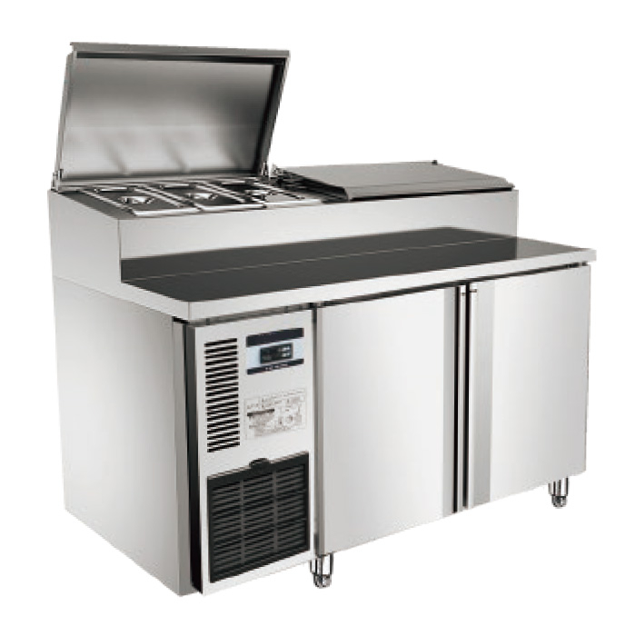 Commercial Stainless Steel Pizza Prep Fridge