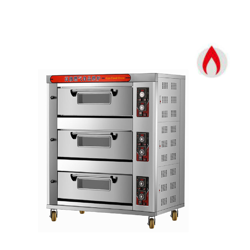 Commercial 3 Deck Gas Economic Deck Oven